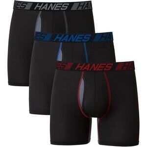 Hanes Regular Length Boxer Briefs Men's  2XL 44-46" X-Temp 3 Tagless
